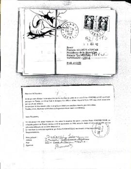 [Carta de opinión dirigida al Presidente Patricio Aylwin, referente a la detención del poeta Pedro Piñones Díaz]