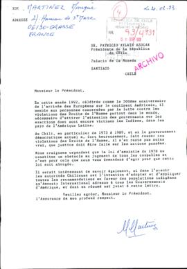 [Carta por petición de derogación de Ley de Amnistía de 1978]