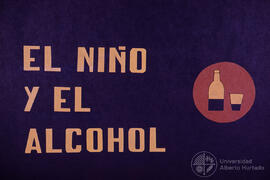 Cartel "El niño y el alcohol"