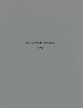 Metas ministeriales 1991