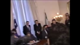 Presidente Aylwin en visita oficial a Italia : video