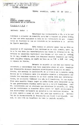 [Se solicita solución por instalación de romana móvil de vialidad]