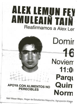 Alex Lemun Feyentumeu Amuleaiñ Taiñweichan