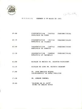 Programa Presidencial, viernes 9 de marzo de 1991