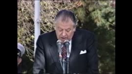 Presidente Aylwin pronuncia discurso con motivo de los 250 años de fundación de Cauquenes : video