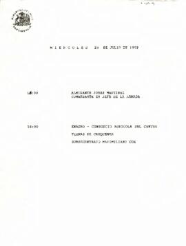 Programa miércoles 29 de julio de 1992