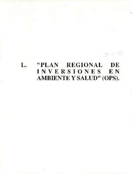 Plan regional de Inversiones en Ambiente y Salud (OPS)