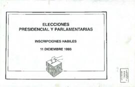 Elecciones Presidencial y Parlamentarias