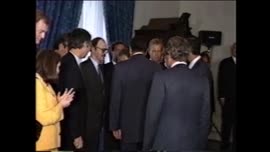 Presidente Aylwin recibe en su despacho a Cristina de Borbón infanta de España. : video