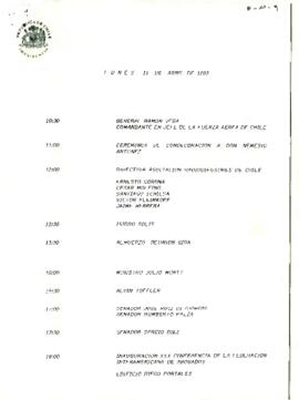 Programa Lunes 19 de Abril de 1993.