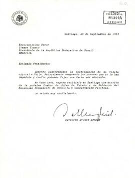 [Carta dirigida al Presidente de Brasil]